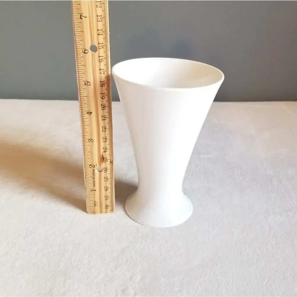 Vtg Mid-Century Wide Rim Fürstenberg Siegfried Möller Vase  Germany Minimalist